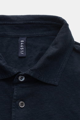 04651/ A trip in a bag Leinen-Poloshirt navy