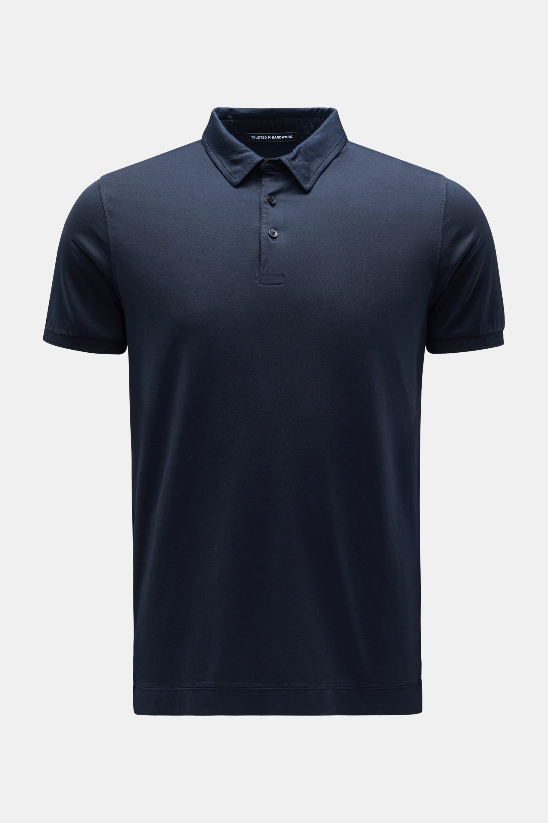 Trusted Handwork Jersey-Poloshirt navy