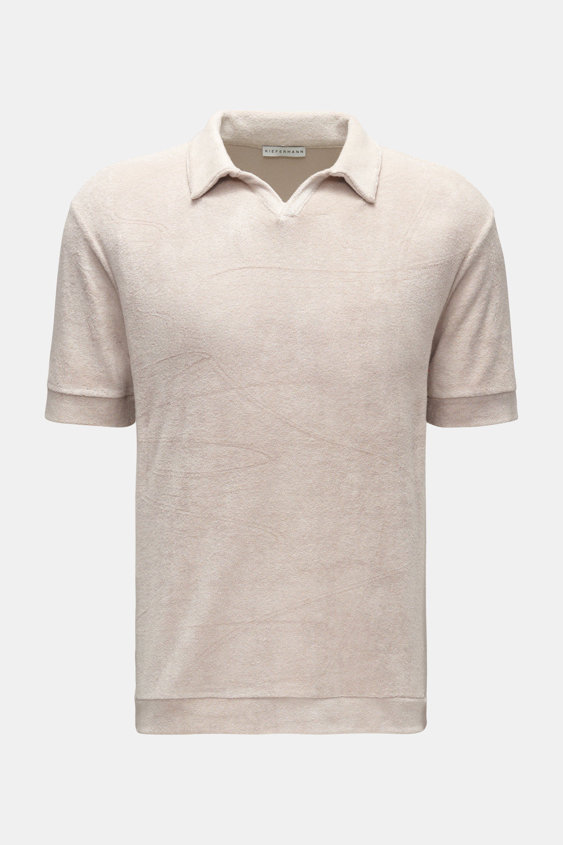 Kiefermann Frottee-Poloshirt 'Petty' beige