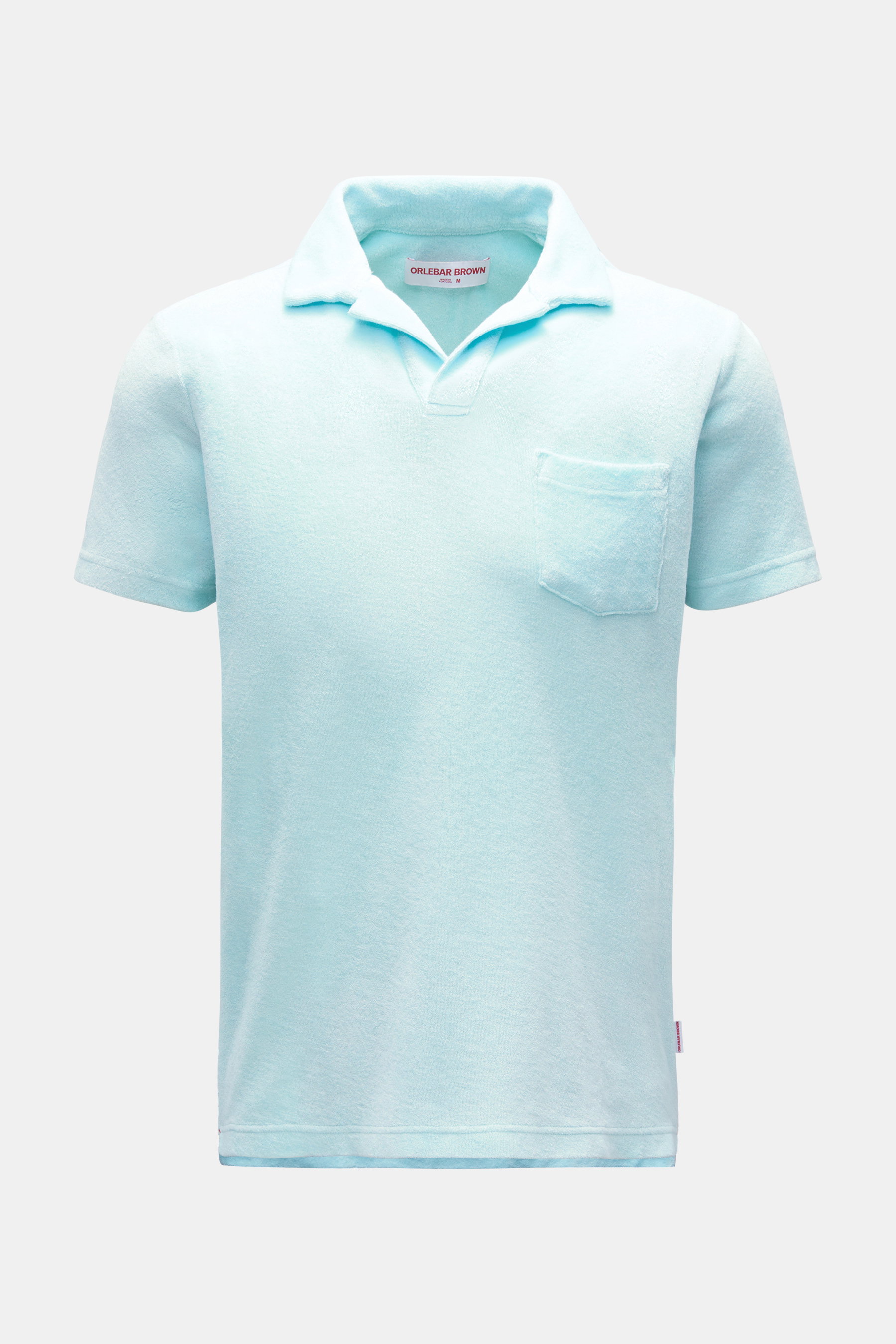 Orlebar Brown Frottee-Poloshirt 'Terry' mintgrün