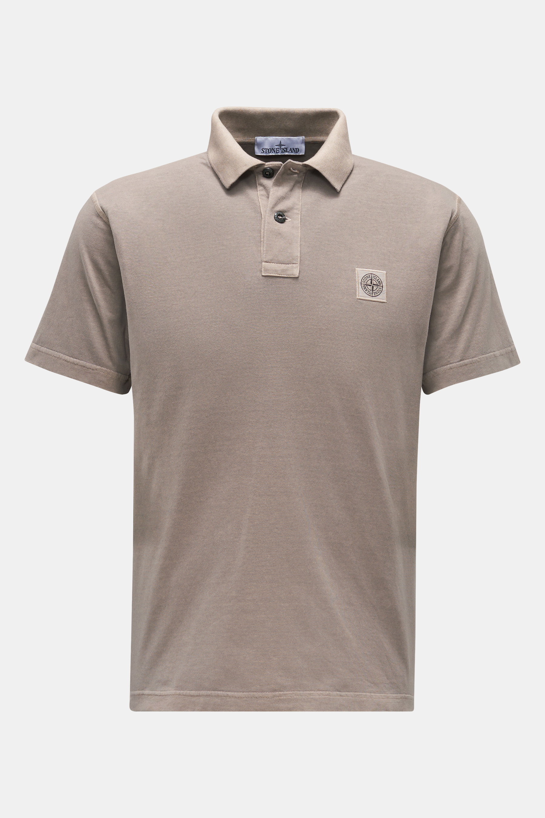 Stone Island Jersey-Poloshirt taupe