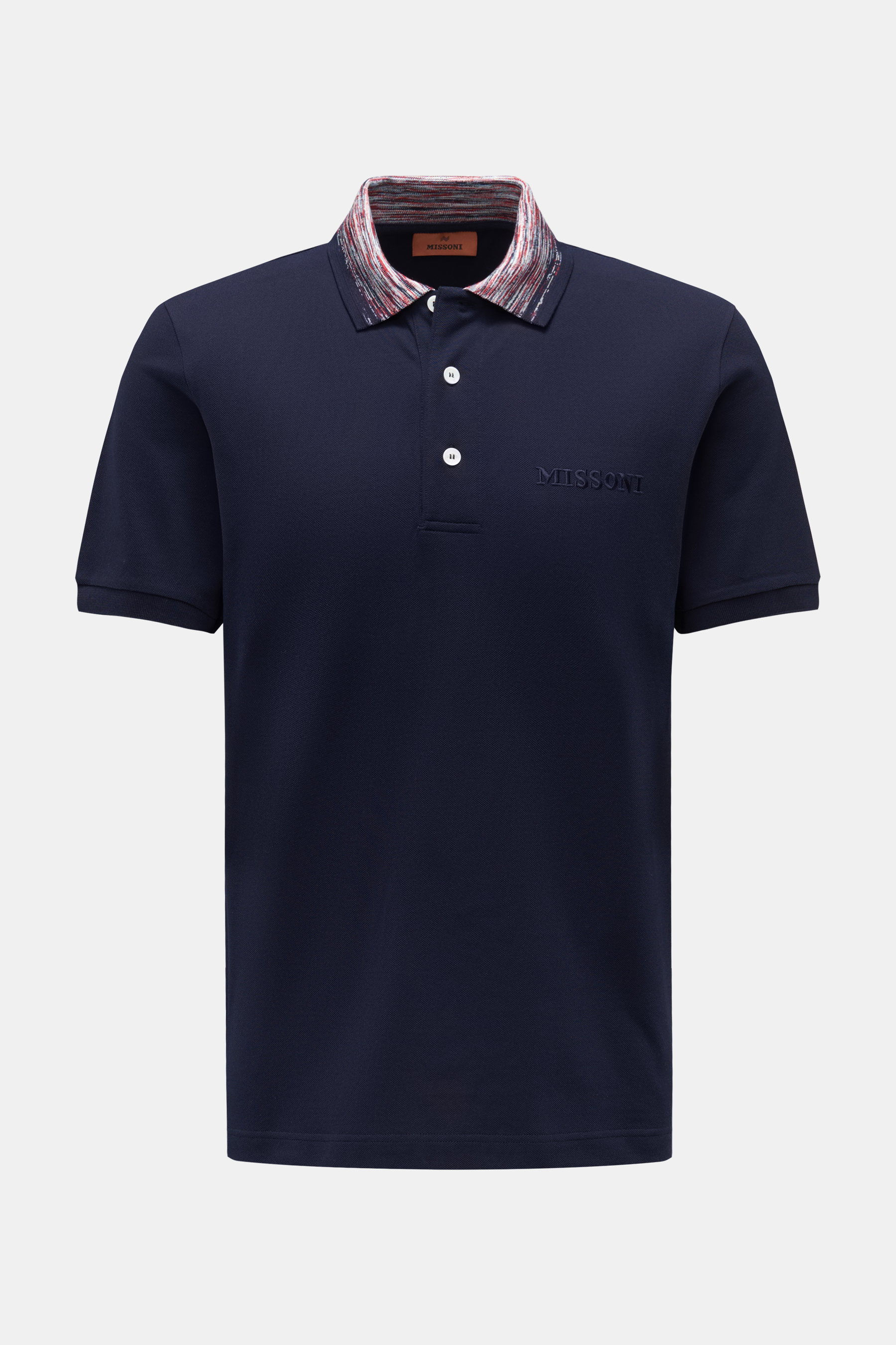 Missoni Poloshirt navy/rot/weiß