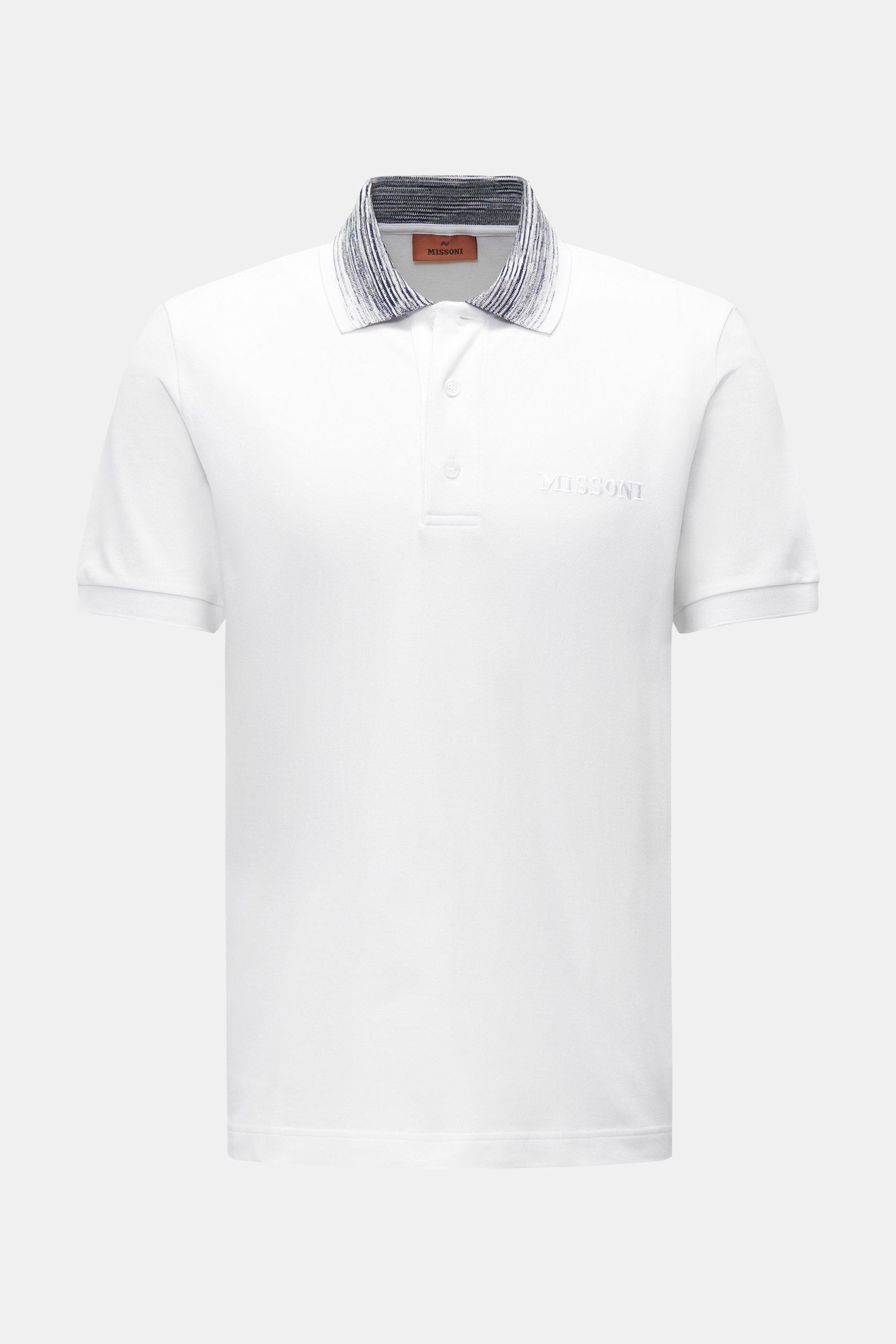 Missoni Poloshirt weiß/navy