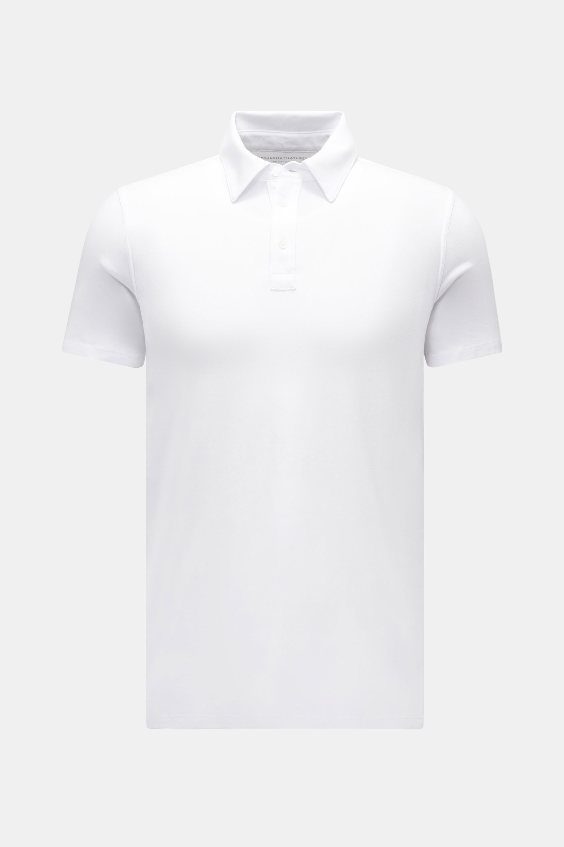 Majestic Filatures Jersey-Poloshirt weiß