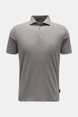 04651/ A trip in a bag Jersey polo shirt 'Organic Polo' grey