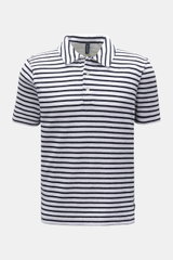 04651/ A trip in a bag Terry polo shirt 'Terry Stripe Polo' navy/white striped