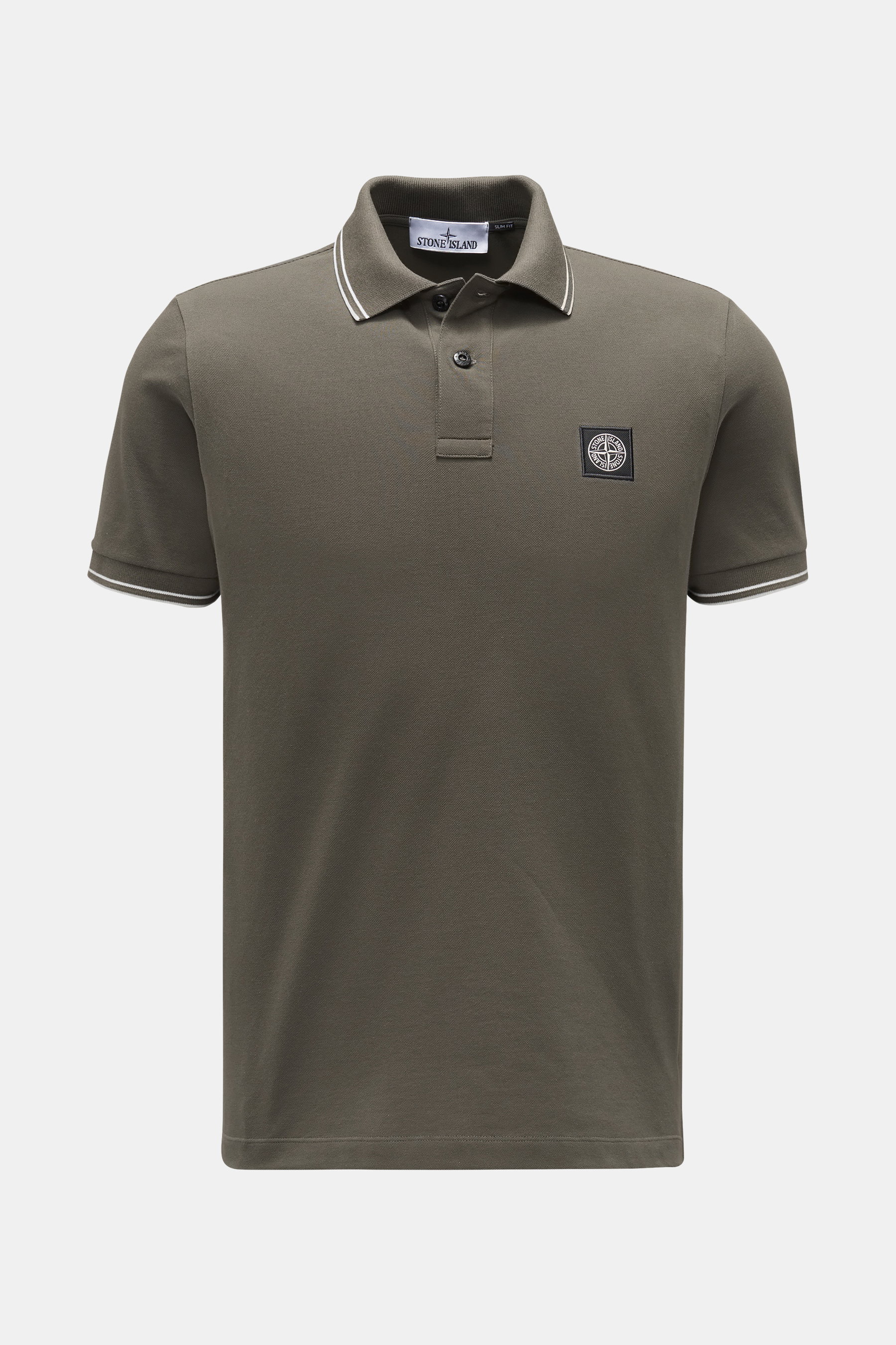 Stone Island Poloshirt oliv