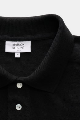 Maison Kitsuné Poloshirt schwarz