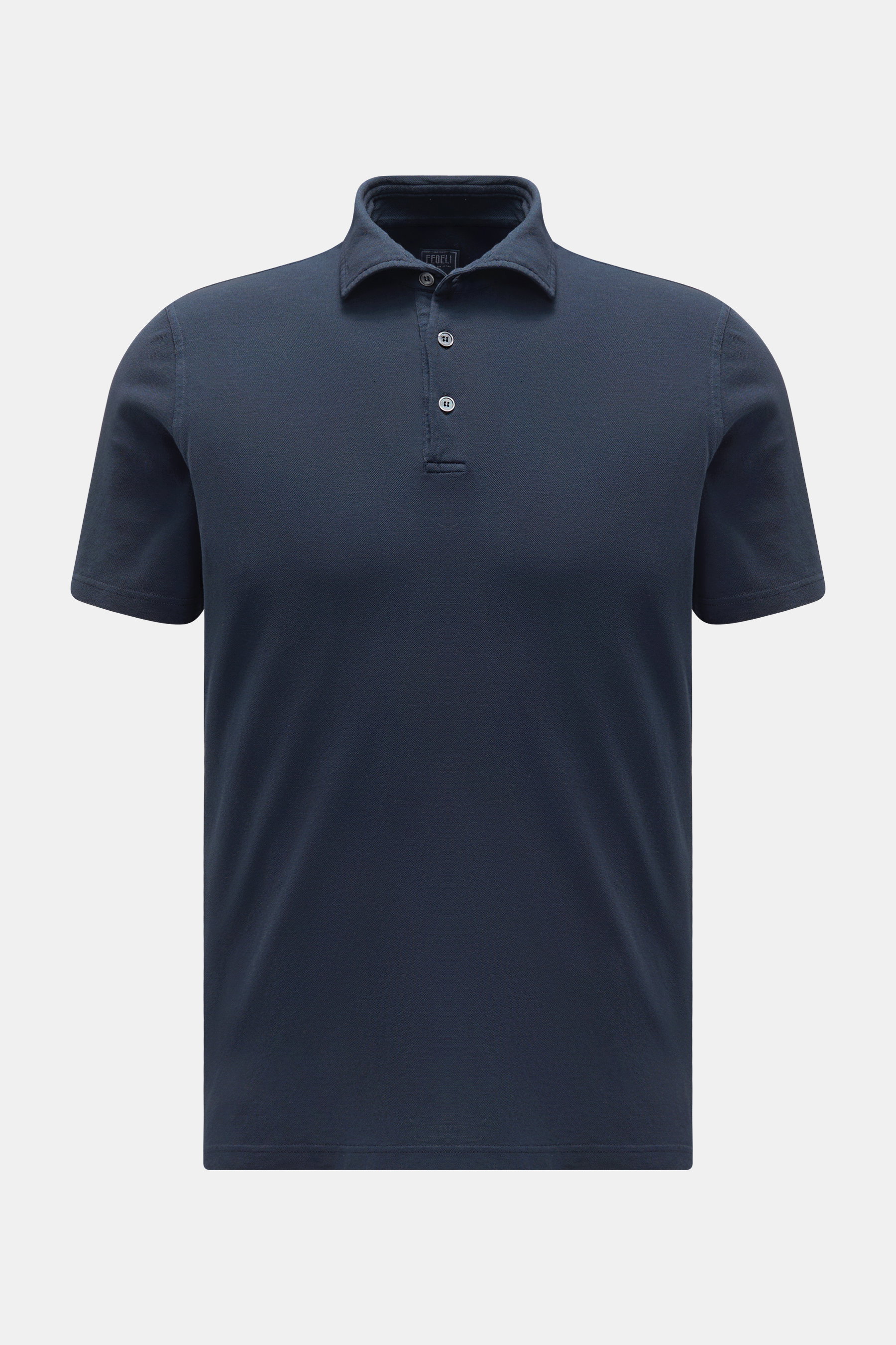 Fedeli Piqué polo shirt 'Zero' navy