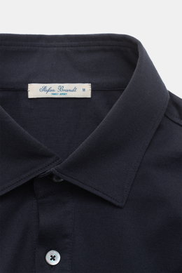 Stefan Brandt Jersey-Poloshirt 'Luis' dark navy