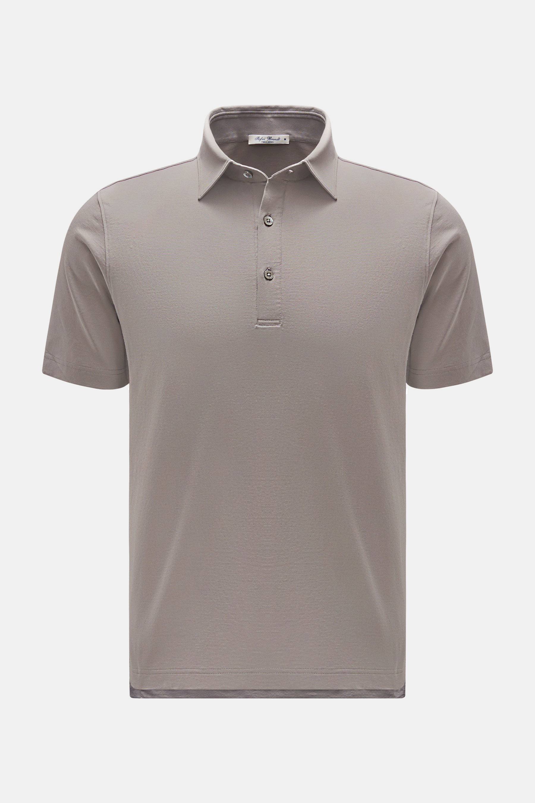 Stefan Brandt Jersey-Poloshirt 'Luis' grau
