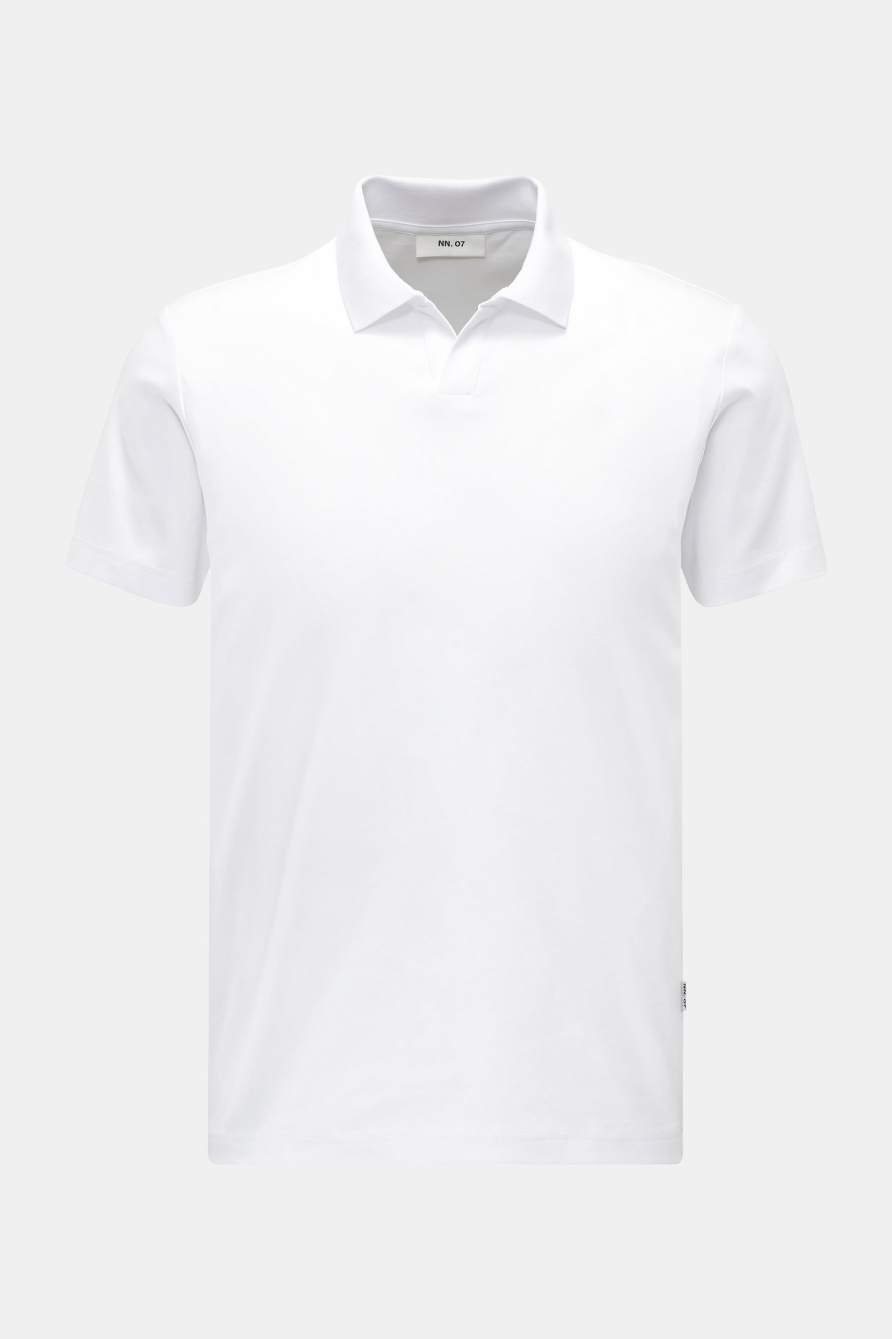 NN.07 Jersey-Poloshirt 'Paul' weiß