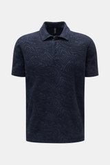 04651/ A trip in a bag Jersey polo shirt 'Seamap' navy