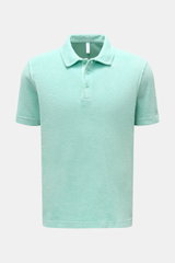 04651/ A trip in a bag Frottee-Poloshirt 'Terry Polo' mintgrün