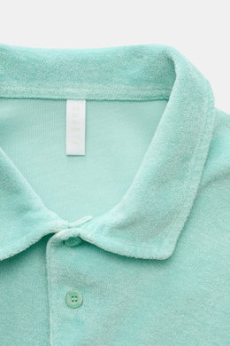 04651/ A trip in a bag Frottee-Poloshirt 'Terry Polo' mintgrün