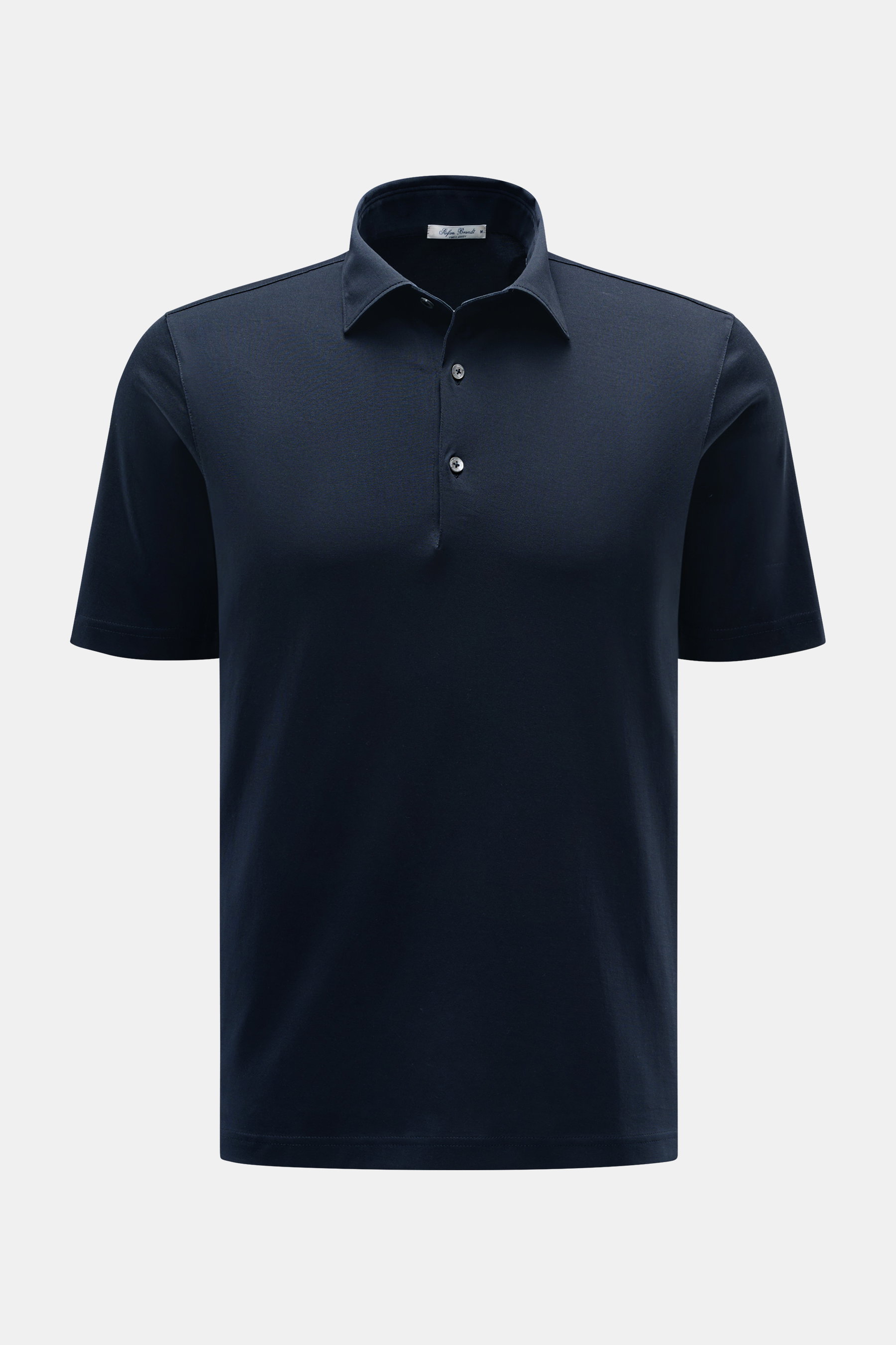 Stefan Brandt Jersey-Poloshirt 'Luca' dark navy