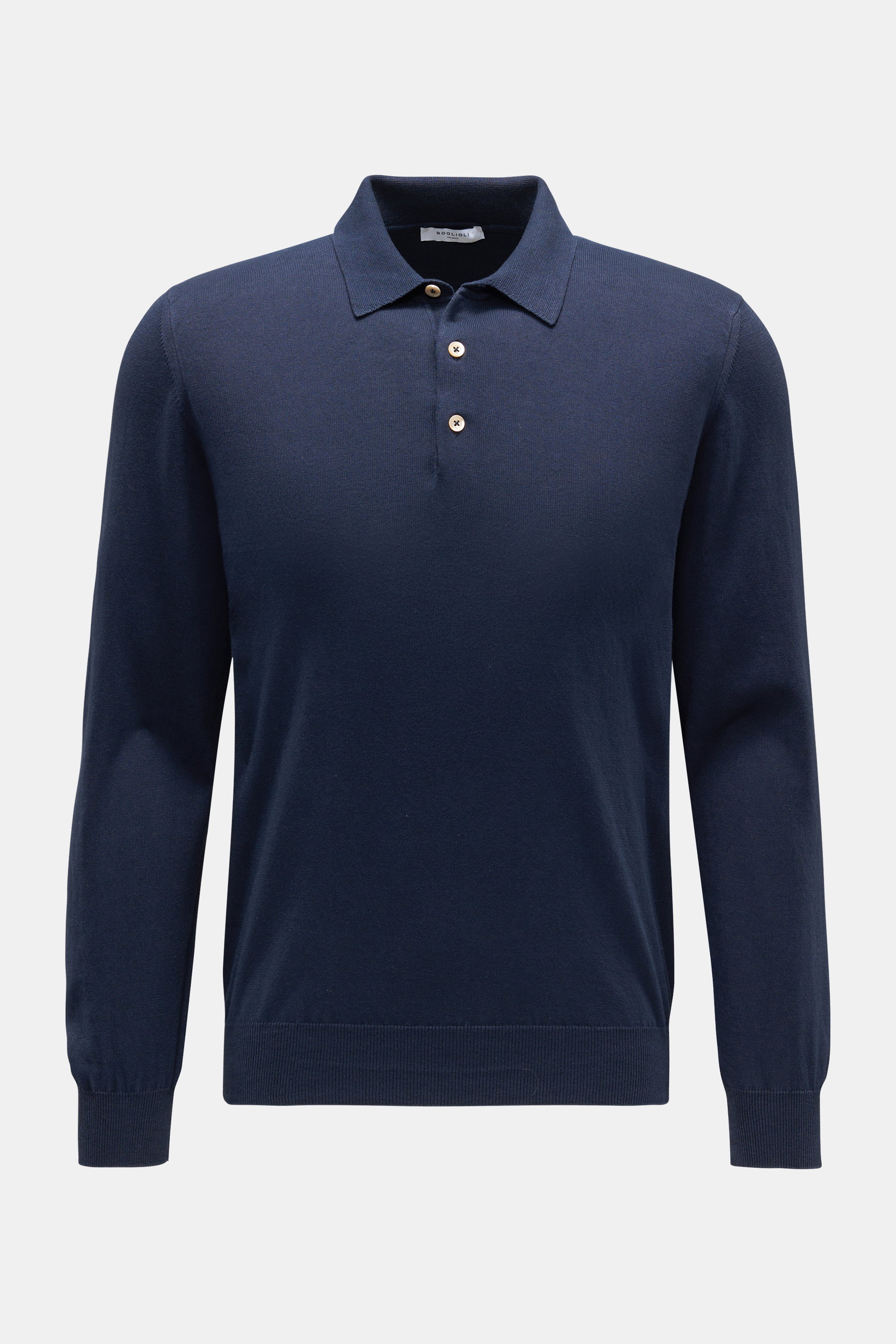Boglioli Strickpolo navy