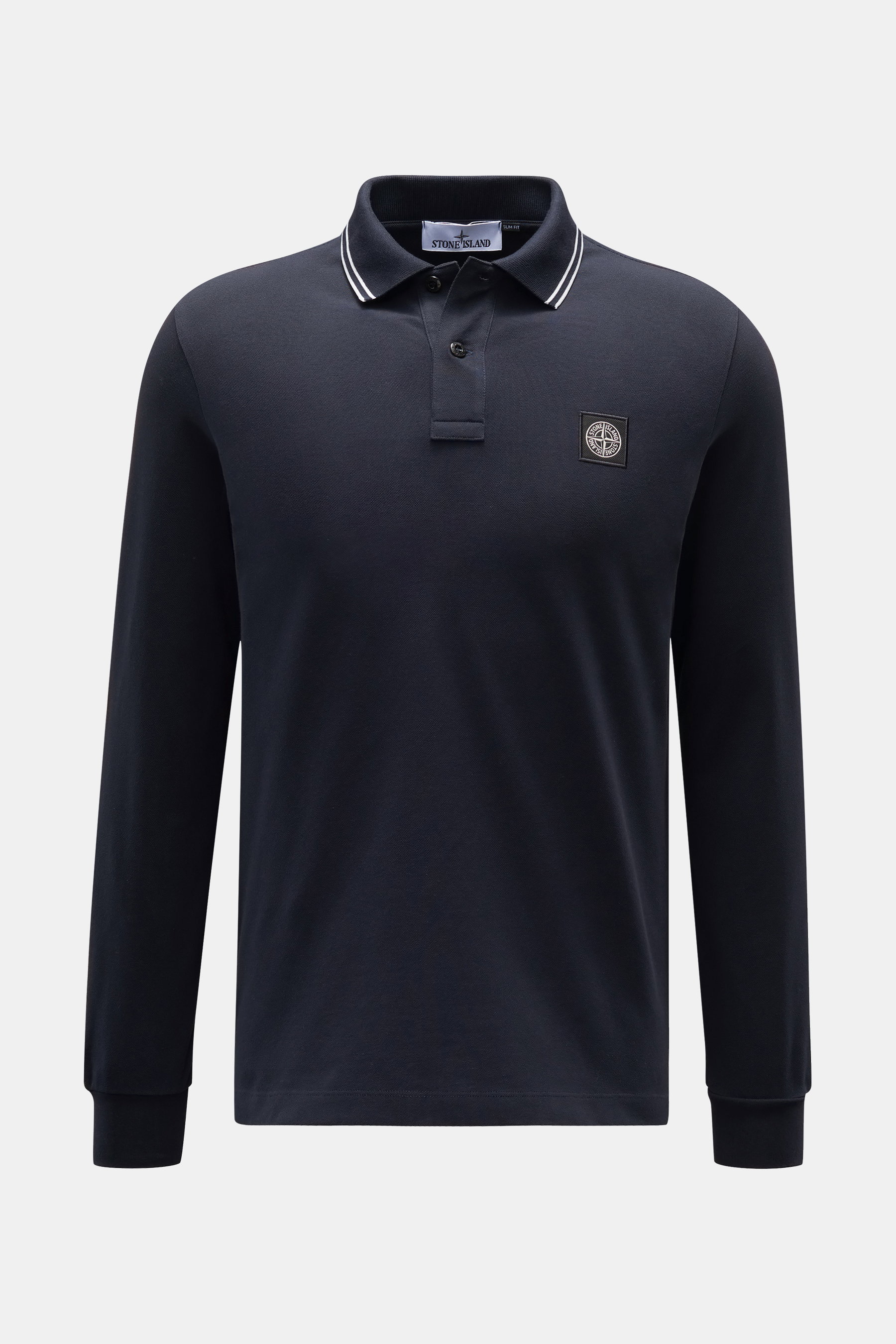 Stone Island Longsleeve-Poloshirt navy