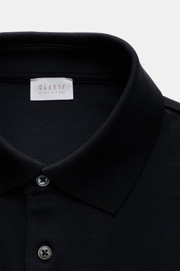 04651/ A trip in a bag Longsleeve-Poloshirt 'TP Polo LS' dark navy