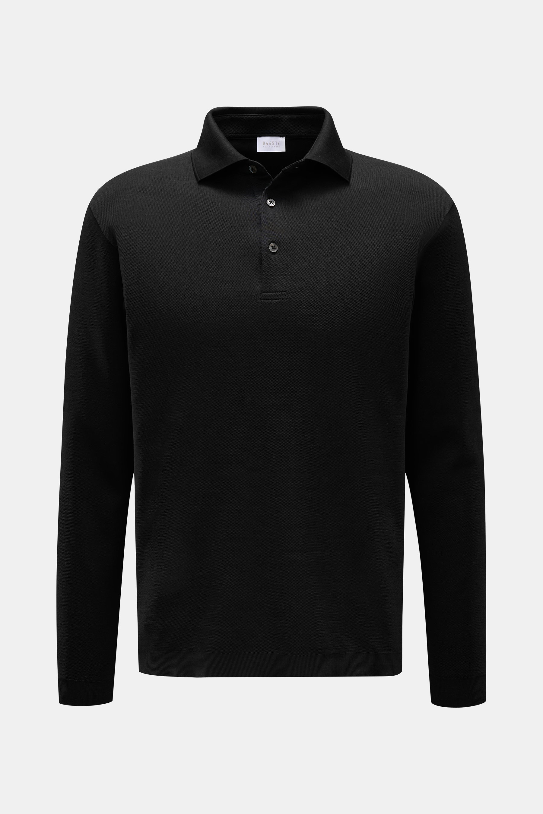 04651/ A trip in a bag Long sleeve polo shirt 'TP Polo LS' black