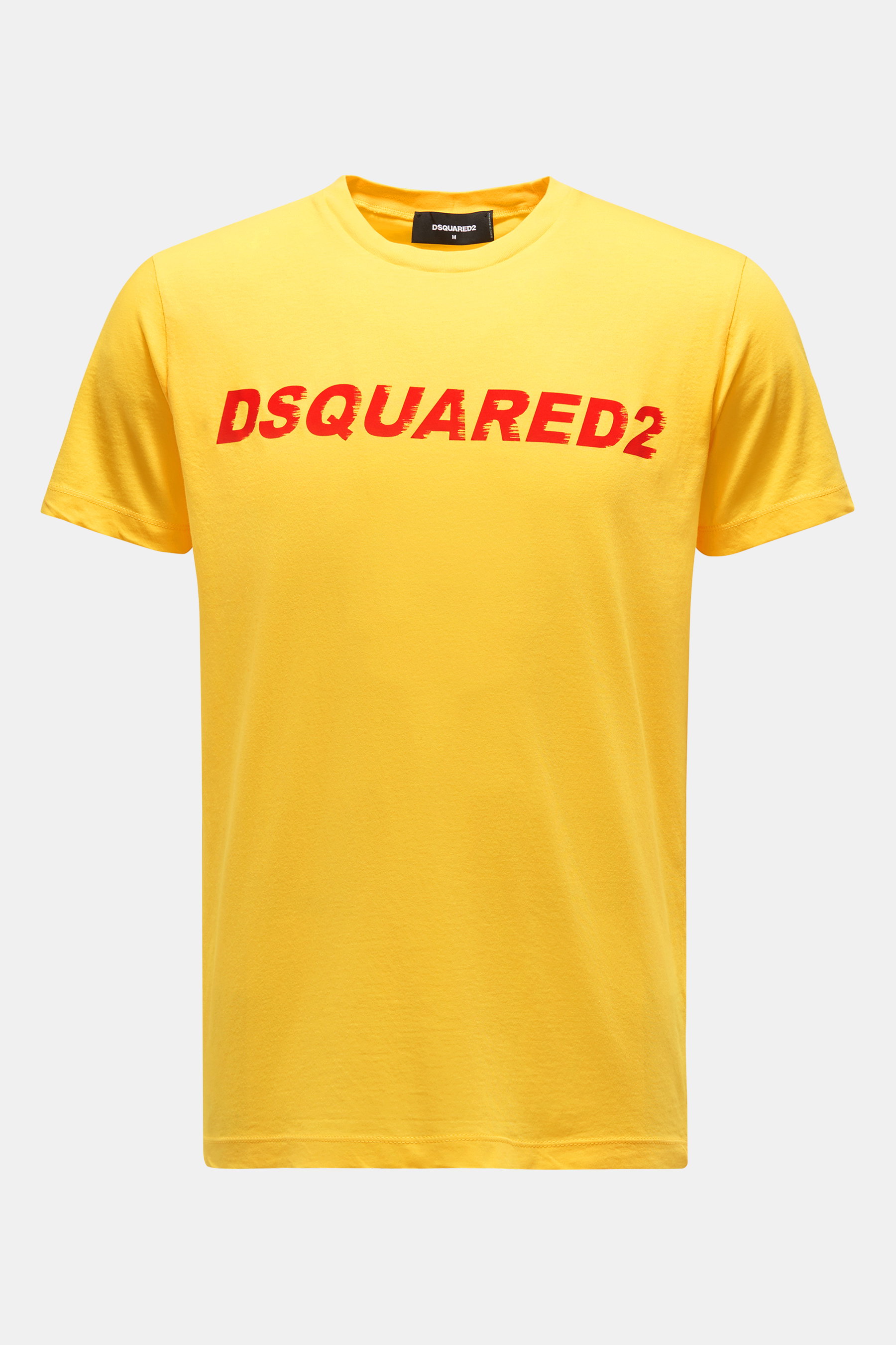 Dsquared2 Rundhals-T-Shirt gelb
