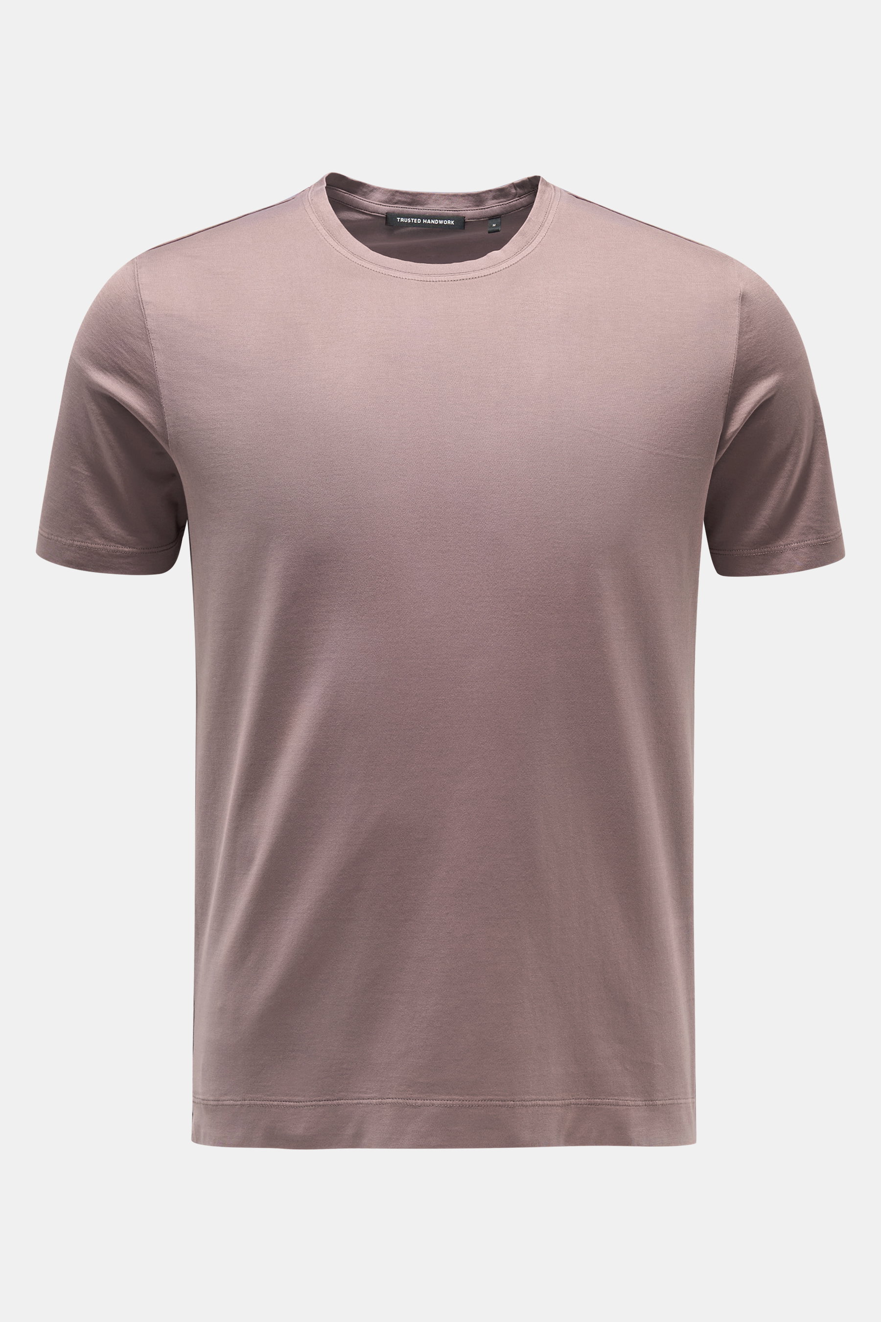Trusted Handwork Rundhals-T-Shirt violett