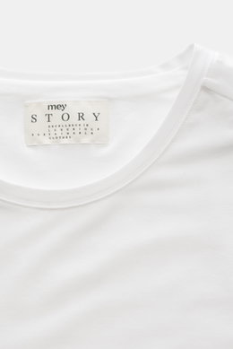 mey story Rundhals-T-Shirt weiß