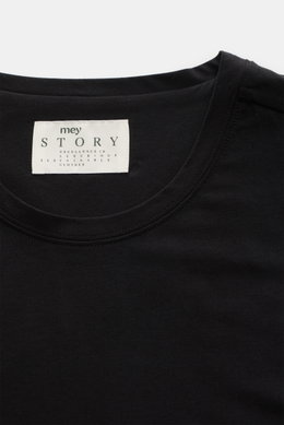 mey story Rundhals-T-Shirt schwarz