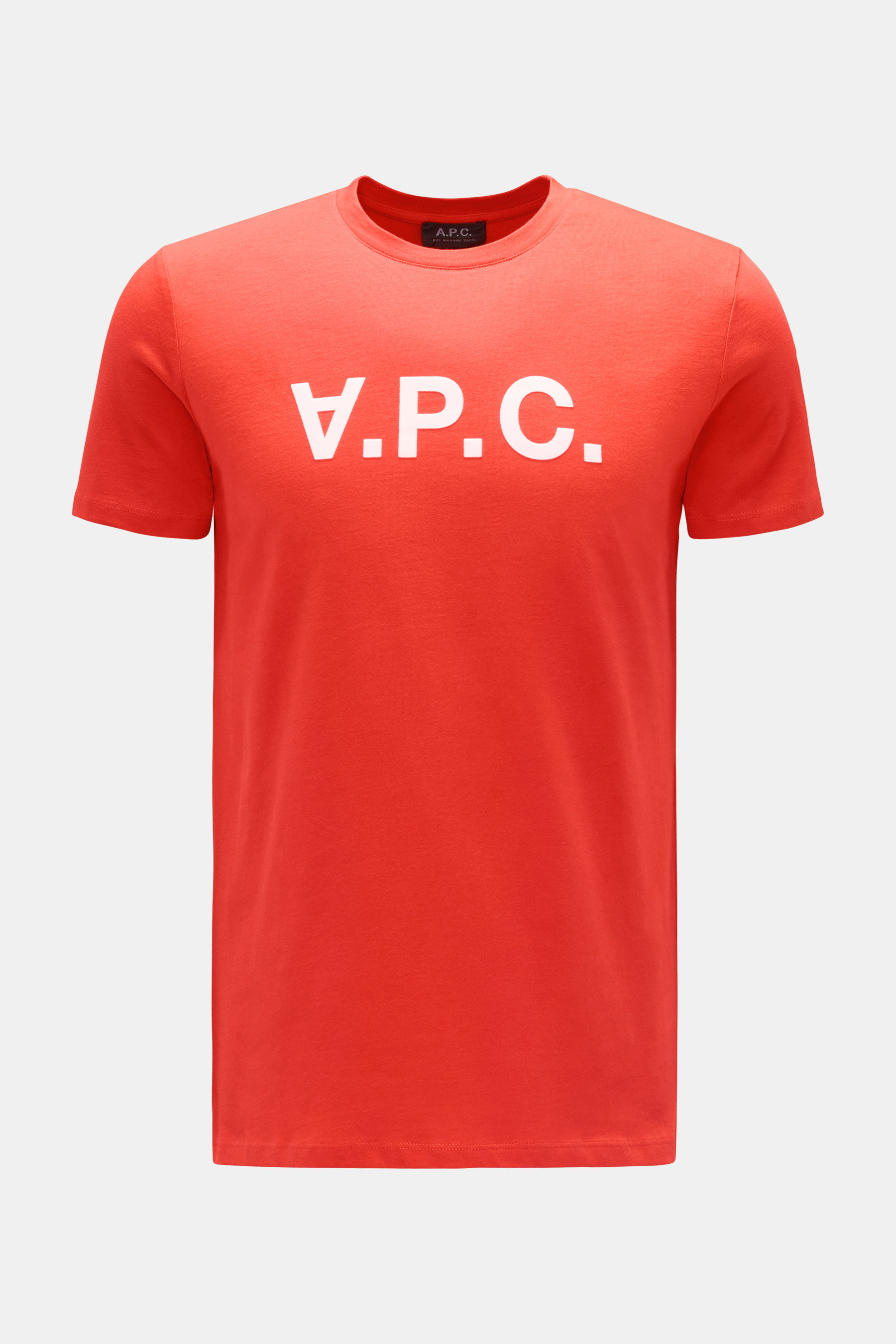A.P.C. Rundhals-T-Shirt 'VPC' rot