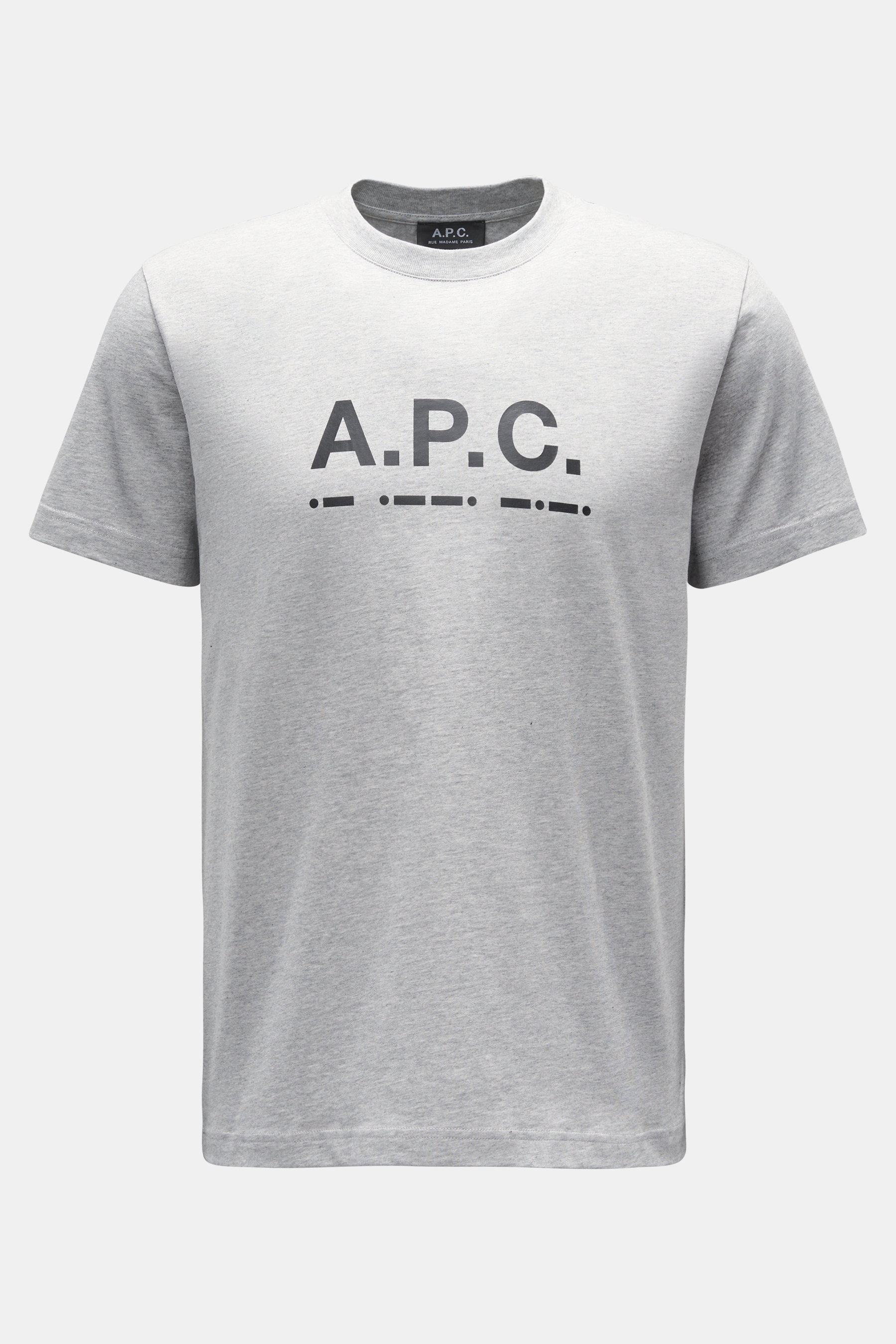 A.P.C. Rundhals-T-Shirt 'Sven' grau
