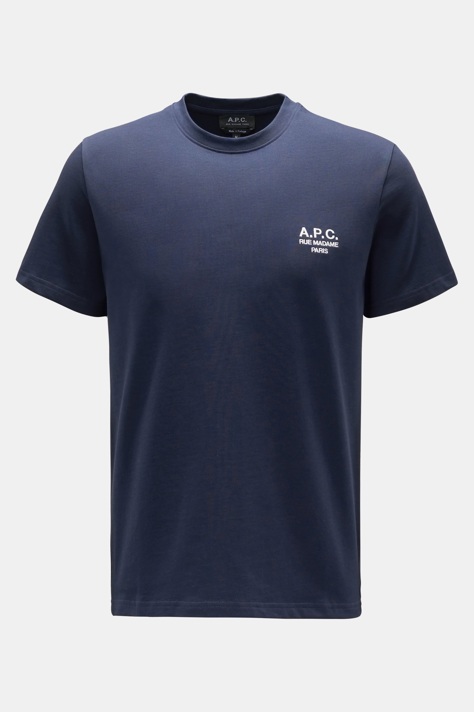 A.P.C. Rundhals-T-Shirt 'Raymond' navy