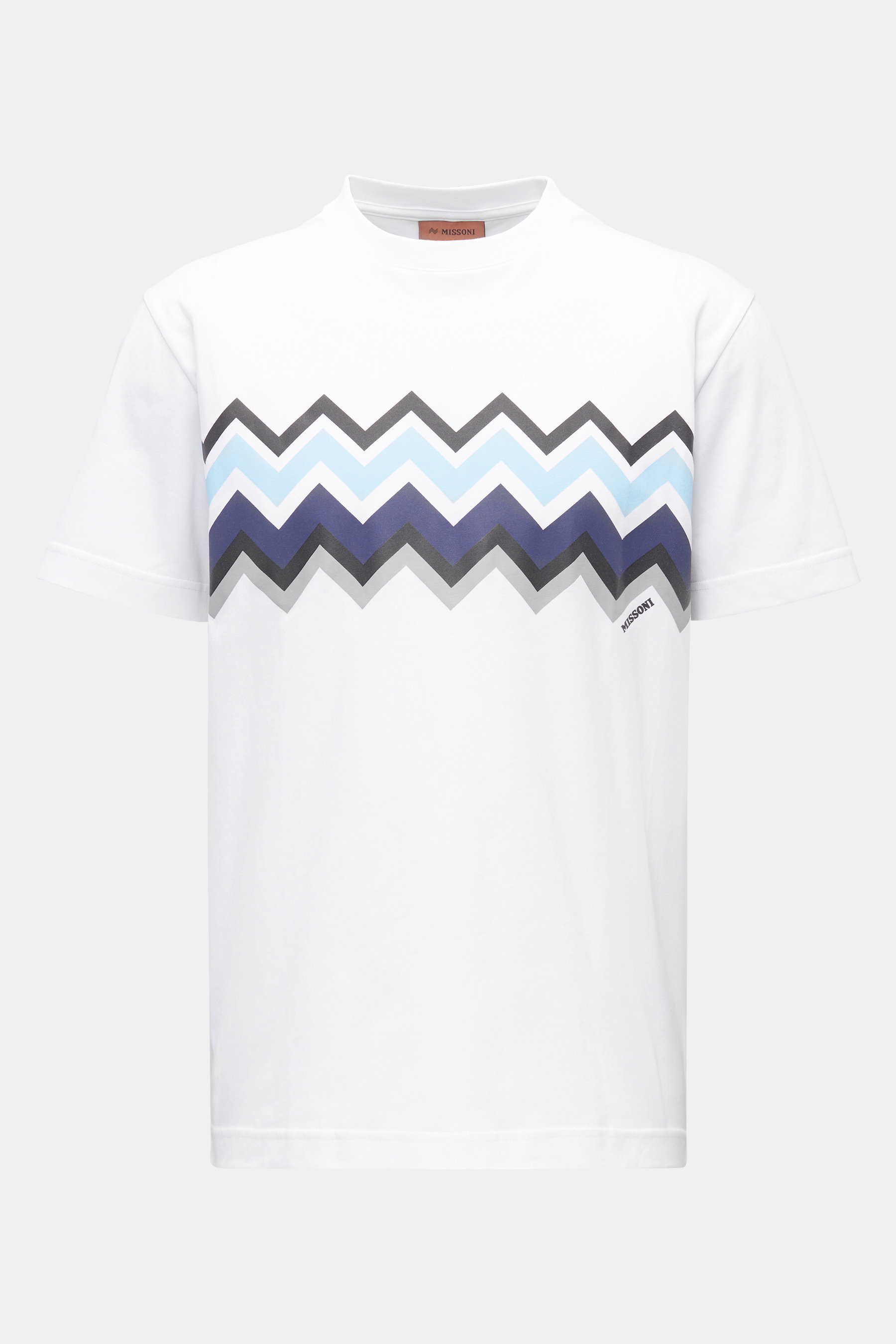 Missoni Rundhals-T-Shirt weiß