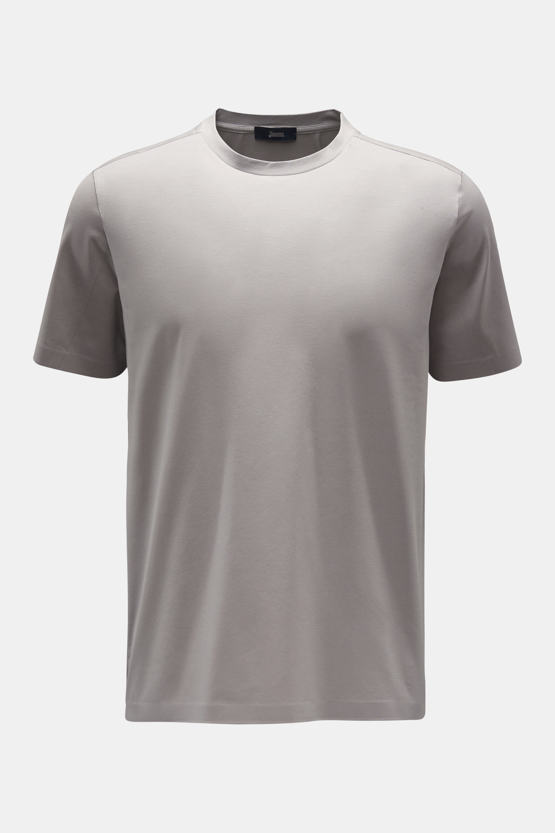 Herno Rundhals-T-Shirt grau