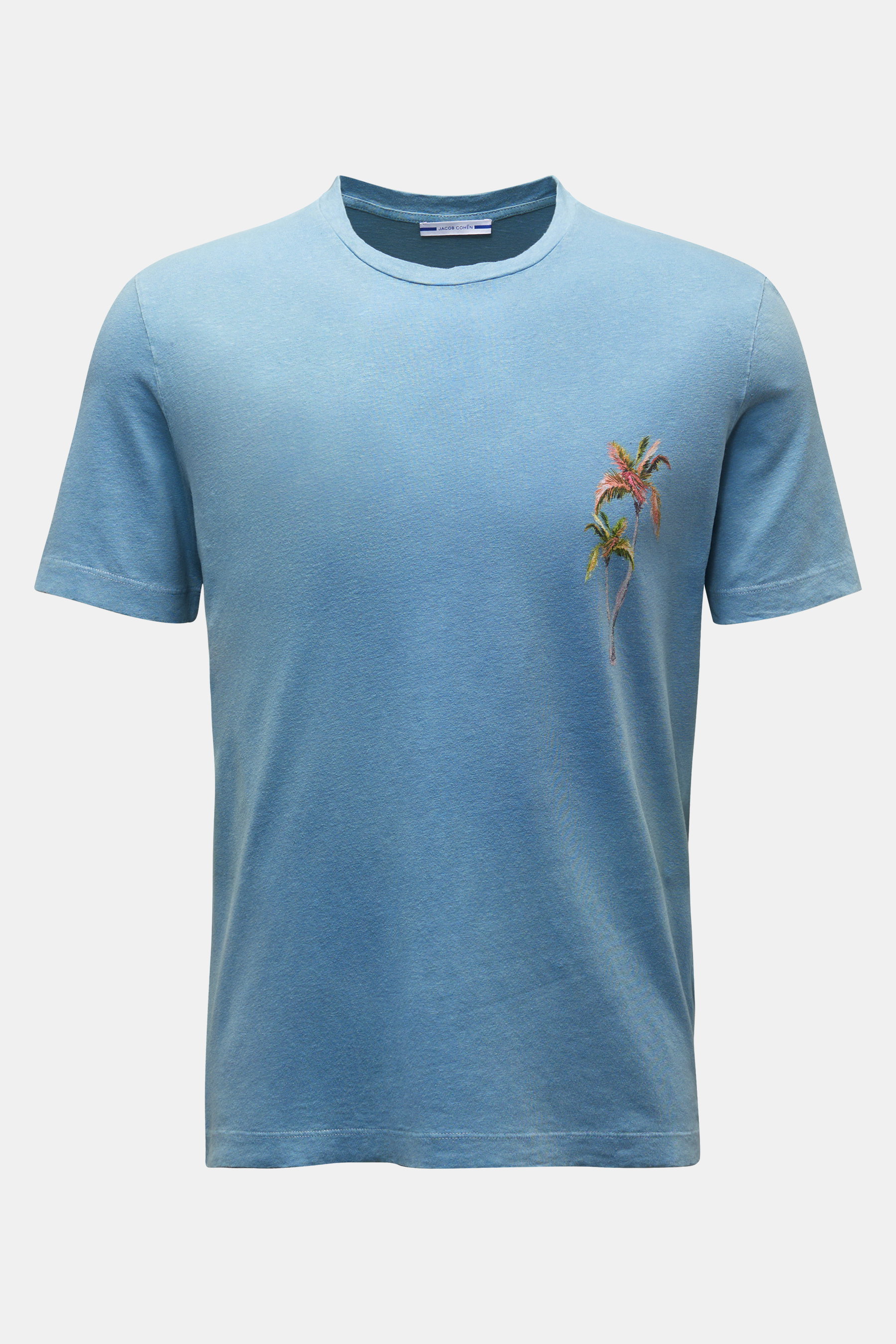 Jacob Cohen Rundhals-T-Shirt rauchblau