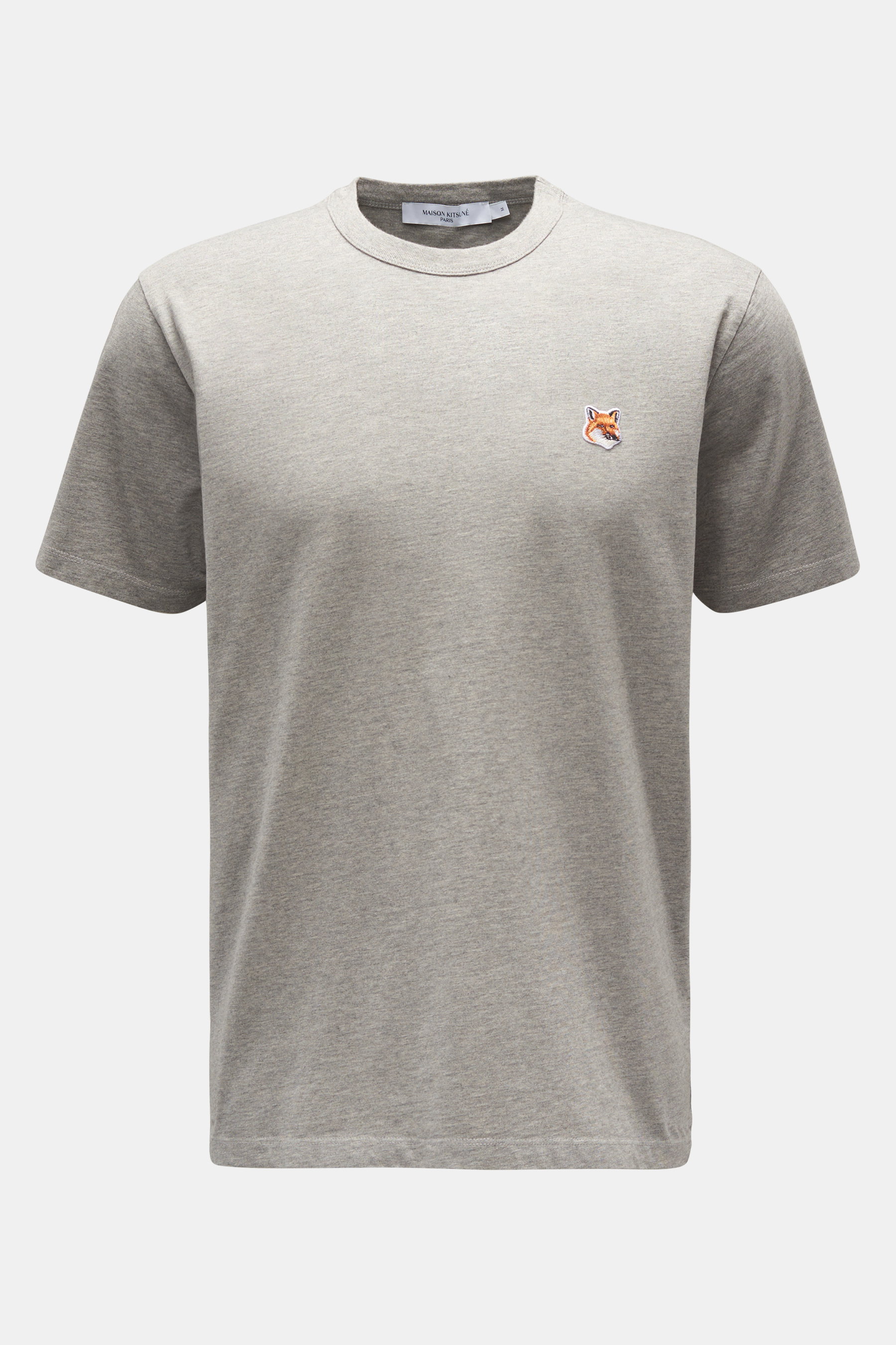 Maison Kitsuné Rundhals-T-Shirt grau