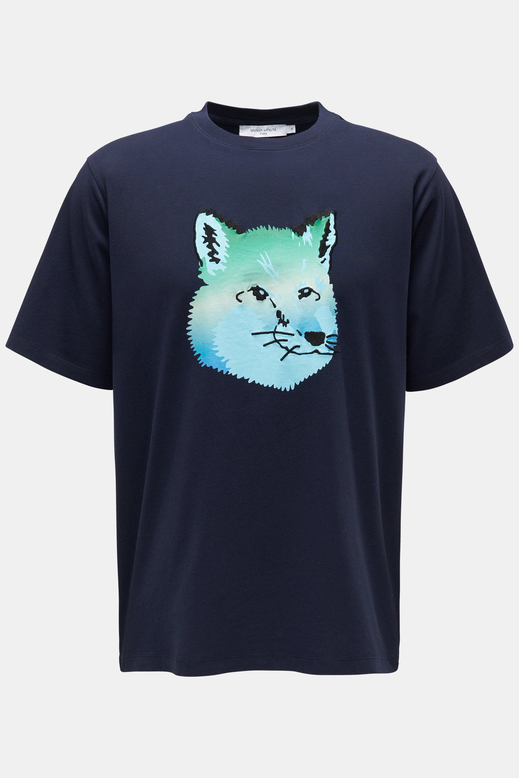 Maison Kitsuné Rundhals-T-Shirt navy