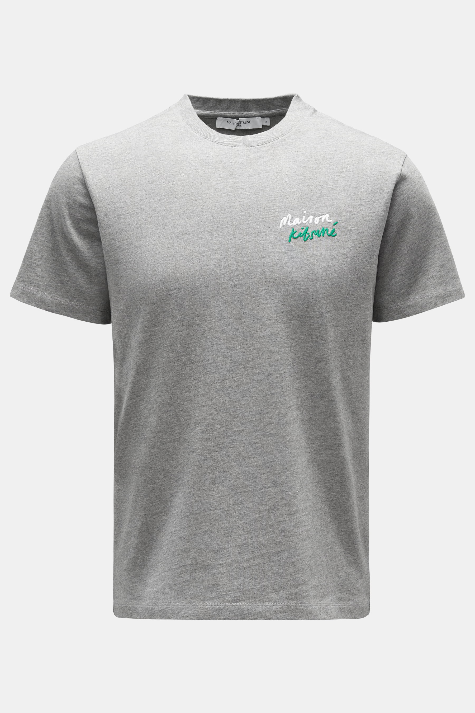 Maison Kitsuné Rundhals-T-Shirt grau