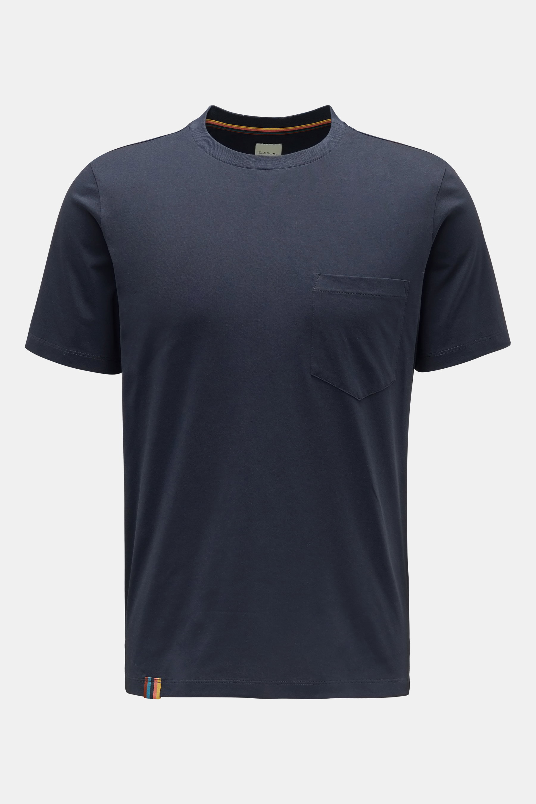 Paul Smith Rundhals-T-Shirt 'Artist Stripe' navy