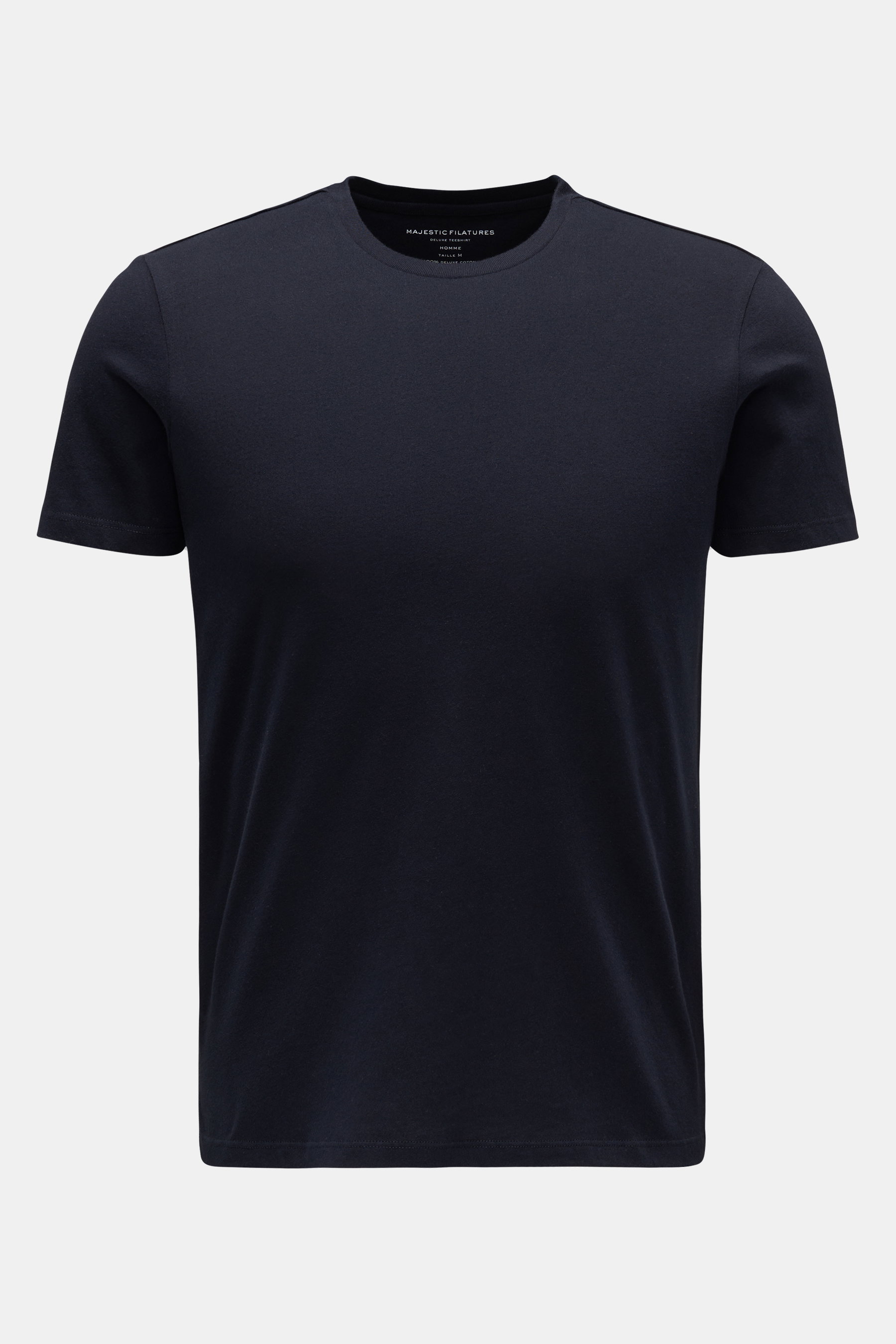 Majestic Filatures Rundhals-T-Shirt 'Julien' dark navy