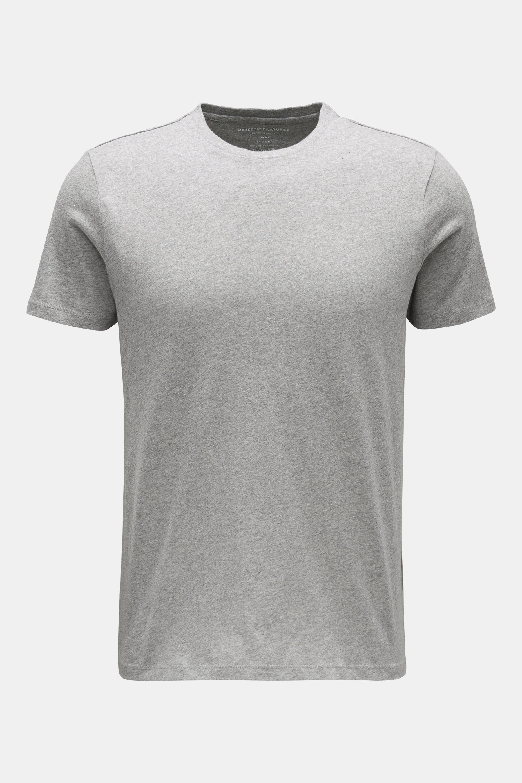 Majestic Filatures Crew neck T-shirt 'Julien' grey