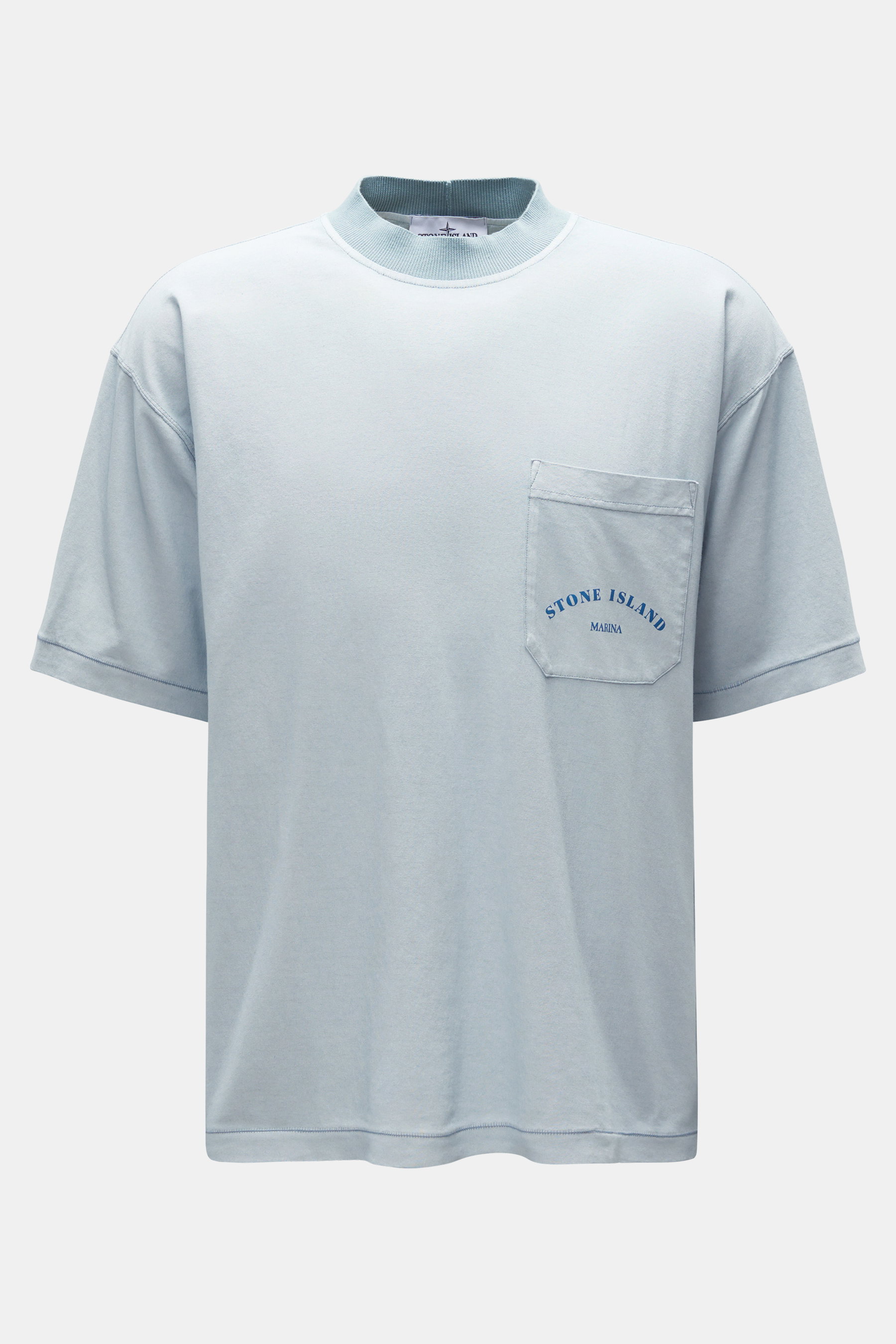 Stone Island Rundhals-T-Shirt 'Marina' rauchblau