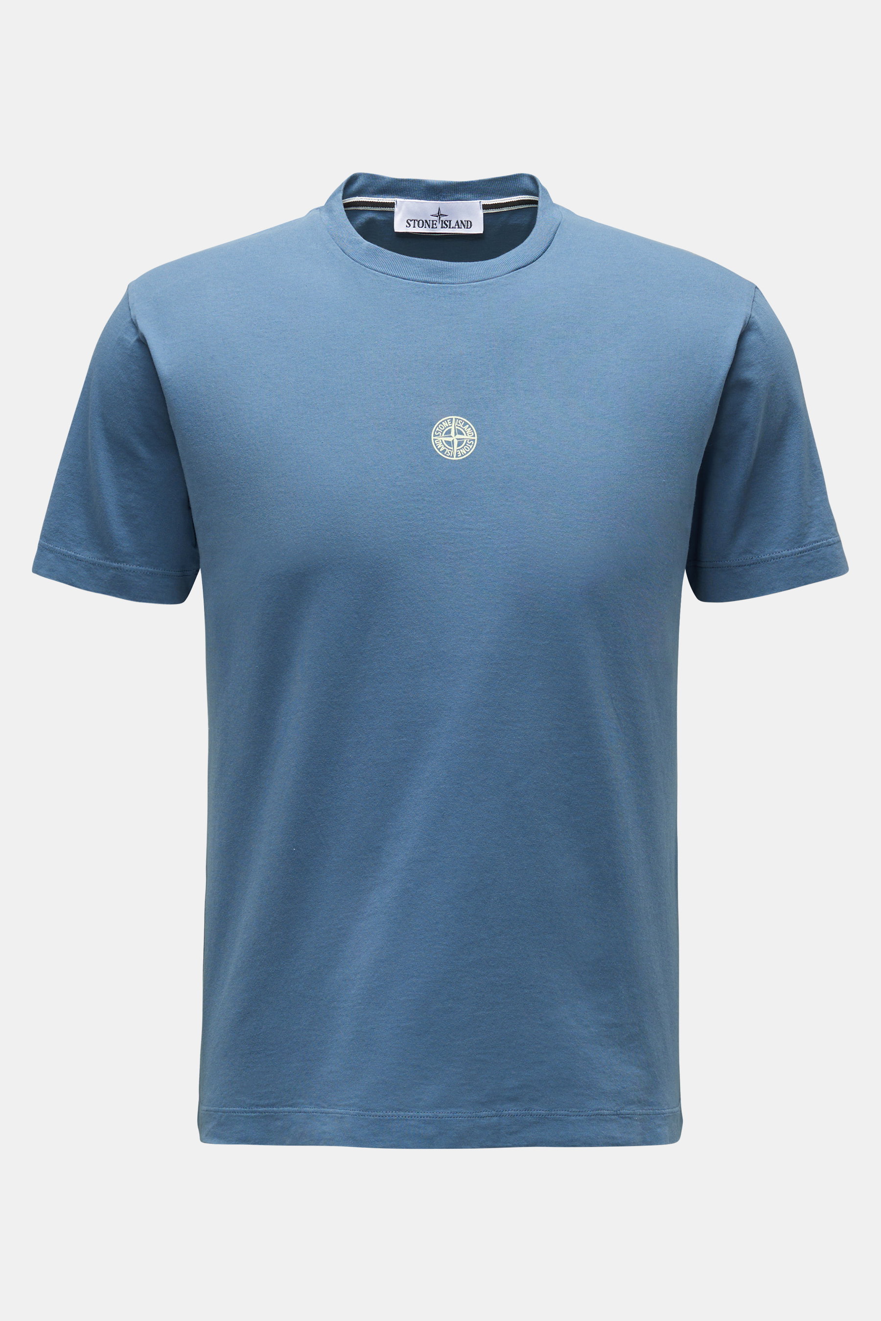 Stone Island Rundhals-T-Shirt graublau