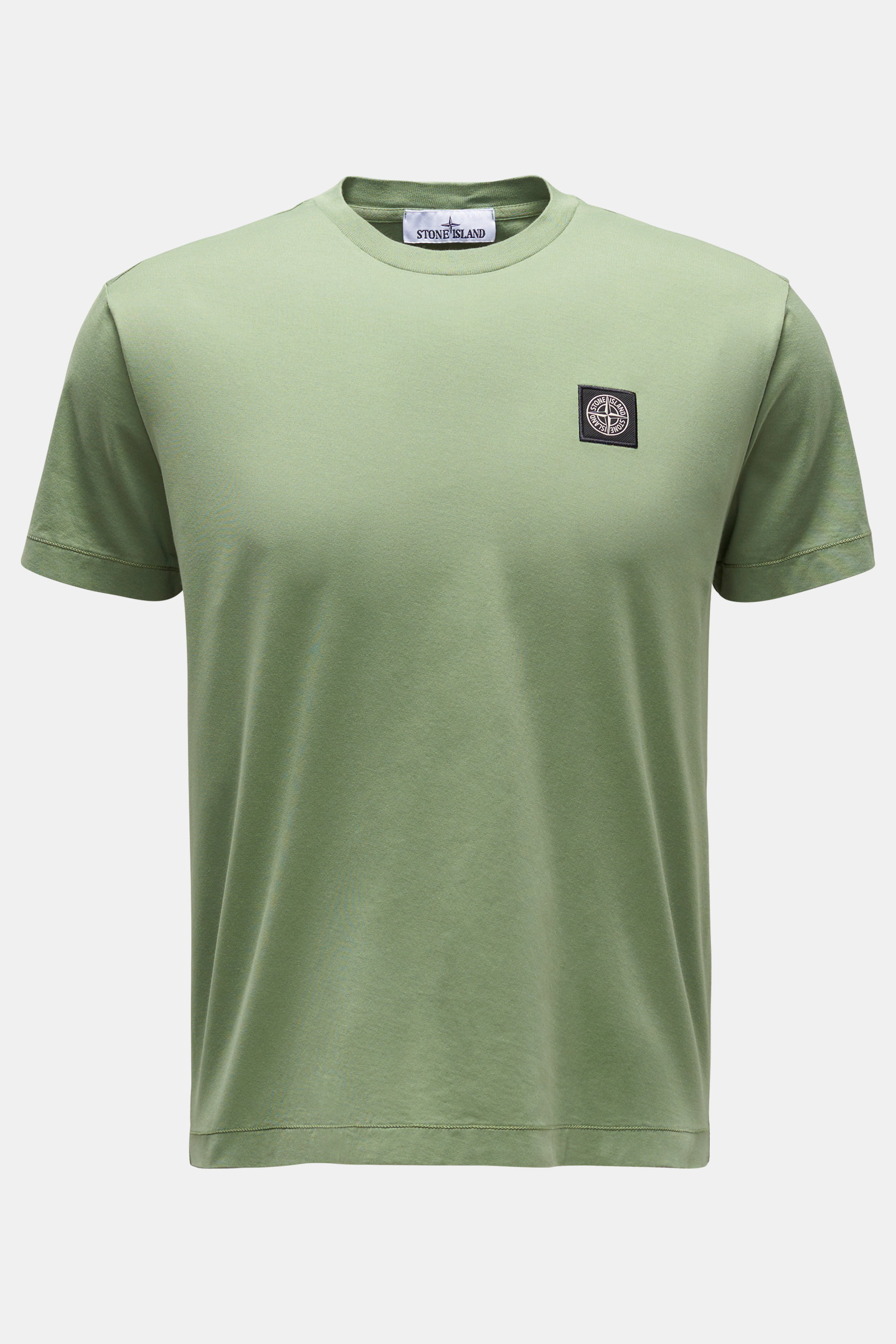 Stone Island Rundhals-T-Shirt oliv
