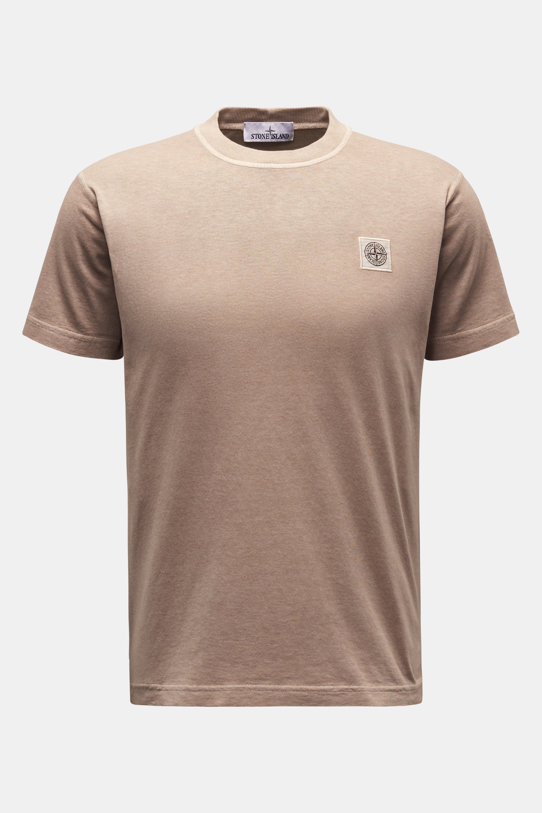 Stone Island Rundhals-T-Shirt graubraun
