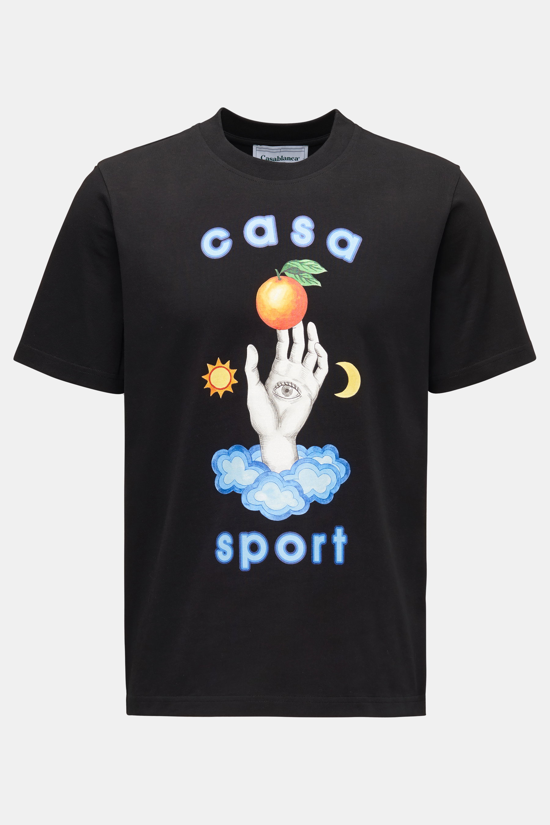 Casablanca Rundhals-T-Shirt 'Casa Talisman' schwarz
