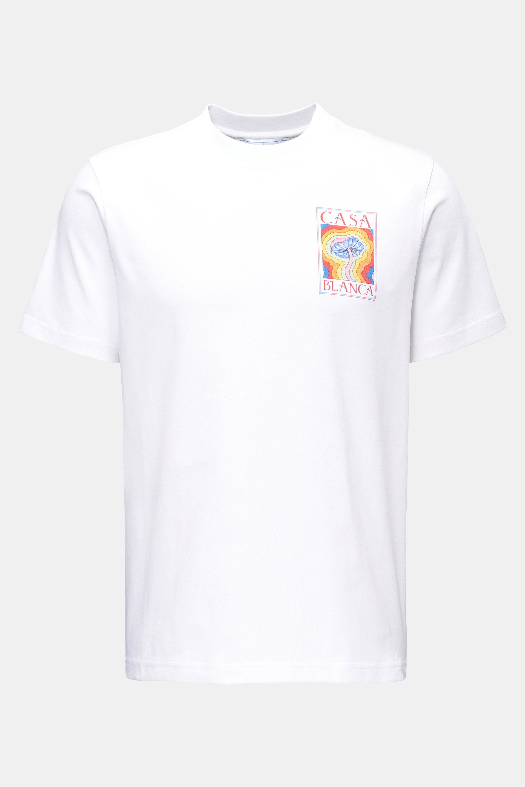 Casablanca Rundhals-T-Shirt 'Mind Vibrations' weiß