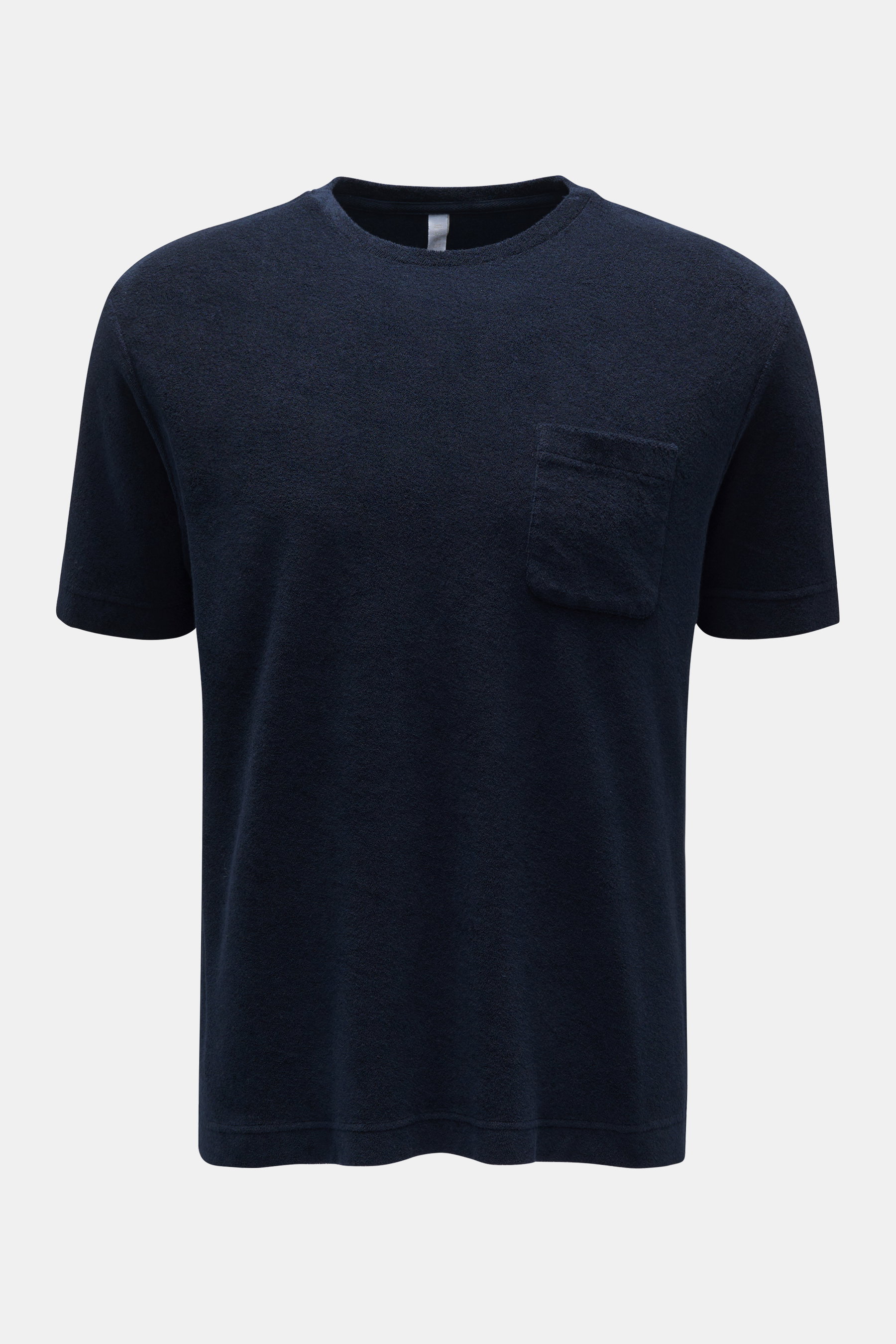 04651/ A trip in a bag Frottee Rundhals-T-Shirt 'Terry Tee' navy