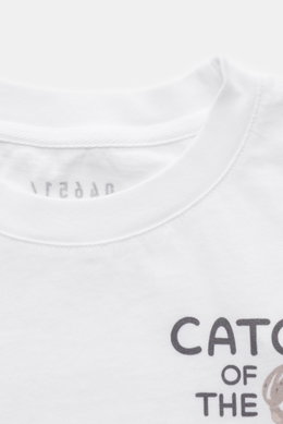 04651/ A trip in a bag Kids crew neck T-shirt 'Kids-Tee Crab' white