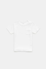 04651/ A trip in a bag Kids terry crew neck T-shirt 'Kids Terry Tee' white