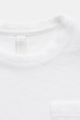04651/ A trip in a bag Kids terry crew neck T-shirt 'Kids Terry Tee' white